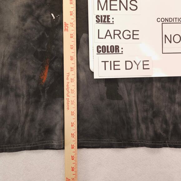 Friday the 13th Movie Crew Neck Short Sleeve Graphic T Shirt Mens Size L Tie Dye - Picture 8 of 9